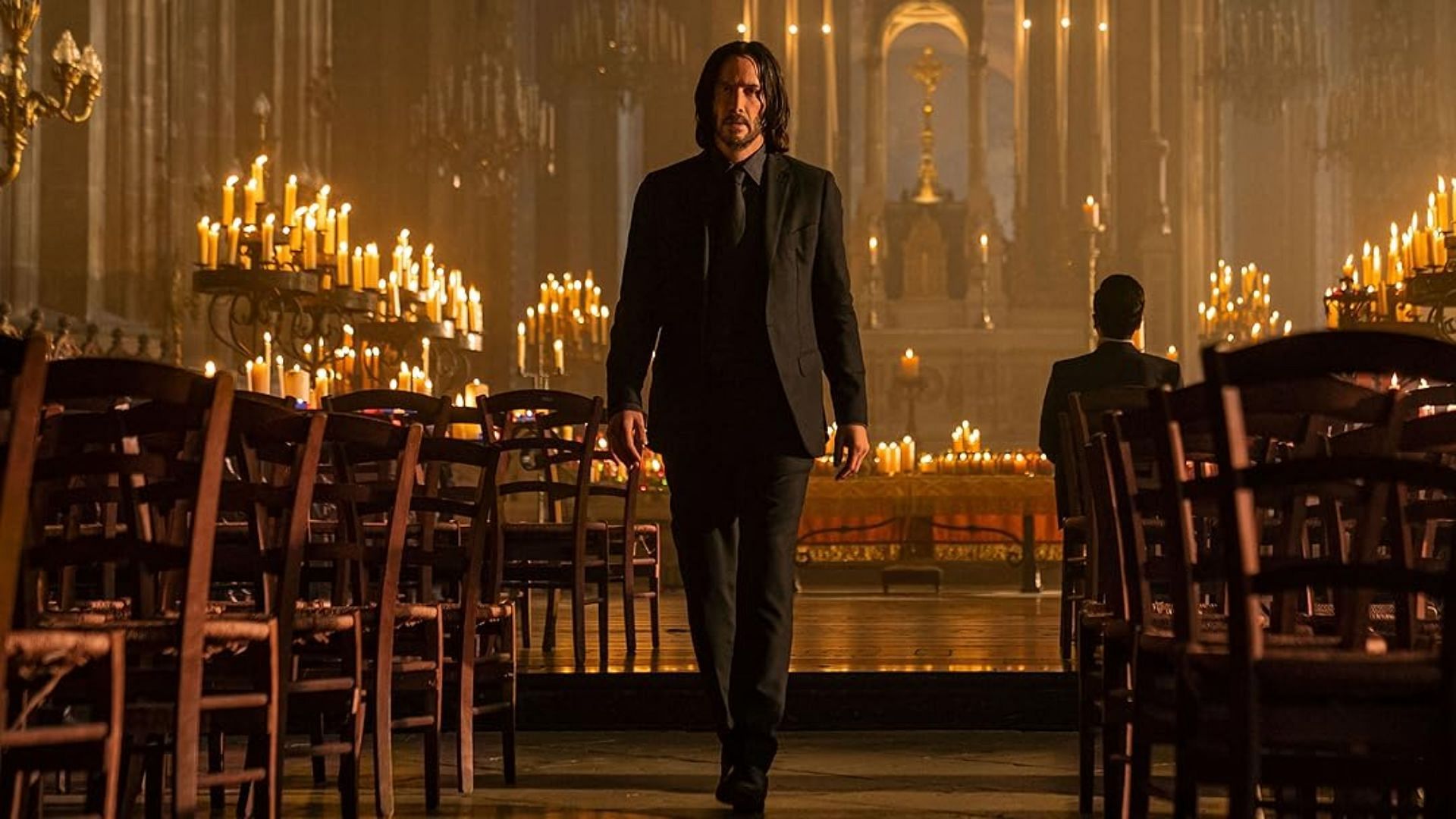 Reeves in the movie (Image via Prime Video)